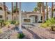 Santa Margarita community signage surrounded by palm trees and desert landscaping at 1501 Oscar Ct # 101, Las Vegas, NV 89146