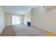 Living room with sliding glass door and fireplace at 1569 Hialeah Dr, Las Vegas, NV 89119