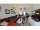 Spacious living room with comfortable seating, a large TV, and stylish decor creating a welcoming atmosphere at 1569 Hialeah Dr, Las Vegas, NV 89119
