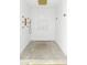 Modern stand up shower with a rainfall shower head and tile surround at 1679 Raindance Way, Las Vegas, NV 89169