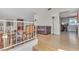 Living room with an open floor plan, bamboo floors, and space for entertaining at 1808 Piccolo Way, Las Vegas, NV 89146