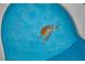 Close up of pool with turtle mosaic on the bottom at 200 E Desert Rose Dr, Henderson, NV 89015