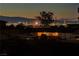 Night view overlooking the city skyline at 200 E Desert Rose Dr, Henderson, NV 89015