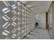 The patio features a decorative block wall and tiled flooring at 205 E Harmon Ave # 112, Las Vegas, NV 89169
