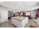 Spacious kitchen with a large island, perfect for meal preparation and entertaining, plus an open layout at 3708 Fuselier Dr, North Las Vegas, NV 89032