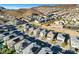 Many homes in the neighborhood feature solar panels and well-maintained landscaping at 40 Strada Moscato, Henderson, NV 89011