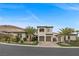 Charming two-story home featuring a three-car garage, desert landscaping and mountain views at 4220 San Alivia Ct, Las Vegas, NV 89141