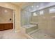Bathroom with a soaking tub and walk-in shower at 4260 Helena Cove Ct, Las Vegas, NV 89129