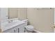 Bathroom featuring a white vanity and toilet at 4583 Sparwood Dr, Las Vegas, NV 89147
