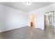 Bright bedroom featuring tile flooring, neutral walls, closet and bathroom entrances at 4730 E Craig Rd # 1115, Las Vegas, NV 89115