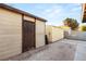 Exterior shot of the backyard sheds offering additional storage space at 4764 Lana Dr, Las Vegas, NV 89121