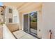 Balcony view with stucco railing and view of exterior facade at 4830 Grey Wolf Ln # 104, Las Vegas, NV 89149