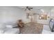 Open-concept layout with seamless flow between living room, dining area and kitchen at 5553 Super Bowl Dr, Las Vegas, NV 89110