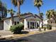 Exterior view of the community center at Terrasanta Condominiums at 5655 E Sahara Ave # 2009, Las Vegas, NV 89142