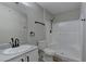 Bathroom featuring modern fixtures, a walk-in shower, and a neutral color palette, providing a spa-like experience at 5710 E Tropicana Ave # 1216, Las Vegas, NV 89122