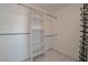 Walk-in closet with shelving for organization at 5740 Winter Cherry St, Las Vegas, NV 89130