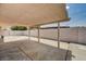 Covered patio area with concrete flooring offers an outdoor entertainment space at 629 N 16Th St, Las Vegas, NV 89101