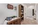 Elegant foyer with tile flooring, stylish decor, and a welcoming atmosphere at 6617 Johnny Love Ln, North Las Vegas, NV 89086