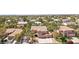 Stunning aerial view of a well-manicured neighborhood with mature trees and perfectly landscaped homes at 7301 Heggie Ave, Las Vegas, NV 89131