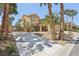 Attractive two-story home with desert landscaping and a gated yard at 7301 Heggie Ave, Las Vegas, NV 89131