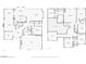 Combined first and second-floor plan showcasing the layout of both floors in the residence at 7301 Heggie Ave, Las Vegas, NV 89131