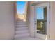 Exterior staircase leads to the rooftop offering additional outdoor space at 7322 Columbia Rock Ct, Las Vegas, NV 89178