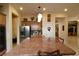 Spacious kitchen with custom cabinets, a large island, and modern appliances at 7325 Rustic Crest St, Las Vegas, NV 89149