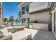 Outdoor space featuring a built-in grill, in-ground pool, and comfortable lounge furniture at 778 Vegas Valley Dr, Las Vegas, NV 89109