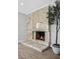 This fireplace with a marble surround and hearth offers a cozy spot in the home at 778 Vegas Valley Dr, Las Vegas, NV 89109