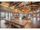 Expansive community clubhouse featuring modern design and ample gathering space at 8405 Canyon Crevasse St, Las Vegas, NV 89166