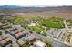 Aerial view of homes near park and recreation areas, showcasing community amenities at 8547 Benidorm Ave, Las Vegas, NV 89178