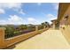Outdoor balcony with views of the mountains and greenery at 8547 Benidorm Ave, Las Vegas, NV 89178