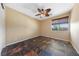 Neutral bedroom with window and tile flooring at 8547 Benidorm Ave, Las Vegas, NV 89178