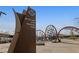 Mountain's Edge Regional Park modern entrance design and architectural art installation for community at 8547 Benidorm Ave, Las Vegas, NV 89178