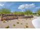 Welcoming entrance to Stonebridge Park, featuring stone signage, native plants, and a walking path at 888 Cherry Glen Pl, Las Vegas, NV 89138