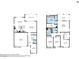 Detailed floorplan showcasing the layout of the home including the kitchen, bedrooms, and living spaces at 888 Cherry Glen Pl, Las Vegas, NV 89138