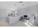 Cozy loft area with carpet, a small desk, and a chair at 888 Cherry Glen Pl, Las Vegas, NV 89138