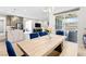 Dining area with table and chairs and sliding glass door to outdoor living area at 8929 Cassia Winds St, Las Vegas, NV 89166