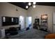 Well lit bedroom leads to bathroom, and is tastefully decorated at 9013 Cypress Point Way, Las Vegas, NV 89117