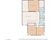 Detailed floor plan of the home's second floor, showing the bedrooms, bathrooms, hall and open to below areas at 9013 Cypress Point Way, Las Vegas, NV 89117