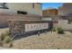 Stone community entrance sign reading 'Tapestry by Astoria Homes' with desert landscaping at 9065 Adorable Ave, Las Vegas, NV 89149