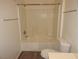 Clean bathroom featuring a tub/shower combination and neutral finishes at 9470 Peace Way # 112, Las Vegas, NV 89147
