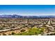 Community homes with golf course and city view at 10520 Maystar Ln, Las Vegas, NV 89135