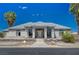 Charming single-story home with beautiful desert landscaping and a well-maintained front yard at 1420 Logandale Dr, Logandale, NV 89021