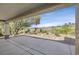 Spacious back patio with a view of golf course, perfect for relaxation or entertainment at 2110 Fort Sanders St, Henderson, NV 89052