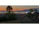 This desert home has beautiful nighttime city views at 2110 Fort Sanders St, Henderson, NV 89052