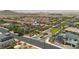 An elevated view of this well maintained community with mature trees and landscaping at 2154 Tortona St, Henderson, NV 89044