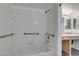Bathroom shower-bath with handle and lighting at 2300 E Silverado Ranch Blvd # 1070, Las Vegas, NV 89183