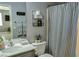 Clean bathroom featuring a toilet, sink and decorative towels at 3048 Scalise Ct, Las Vegas, NV 89141