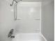 Bathtub and shower combo with a sleek shower head and fixtures at 3135 S Mojave Rd # 152, Las Vegas, NV 89121